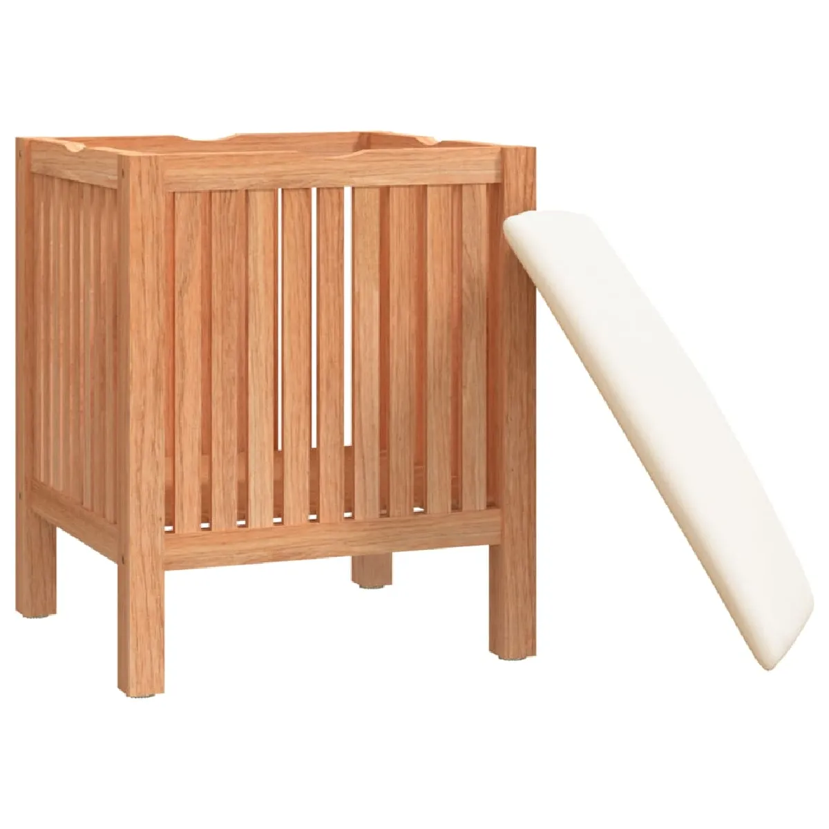 vidaXL Tabouret Noyer 52 cm