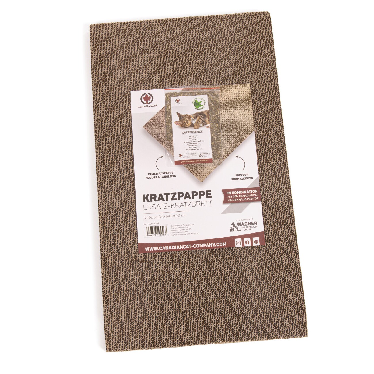 Canadian Cat Company Kratzbrett Ersatzkratzbrett für Katzenhaus 