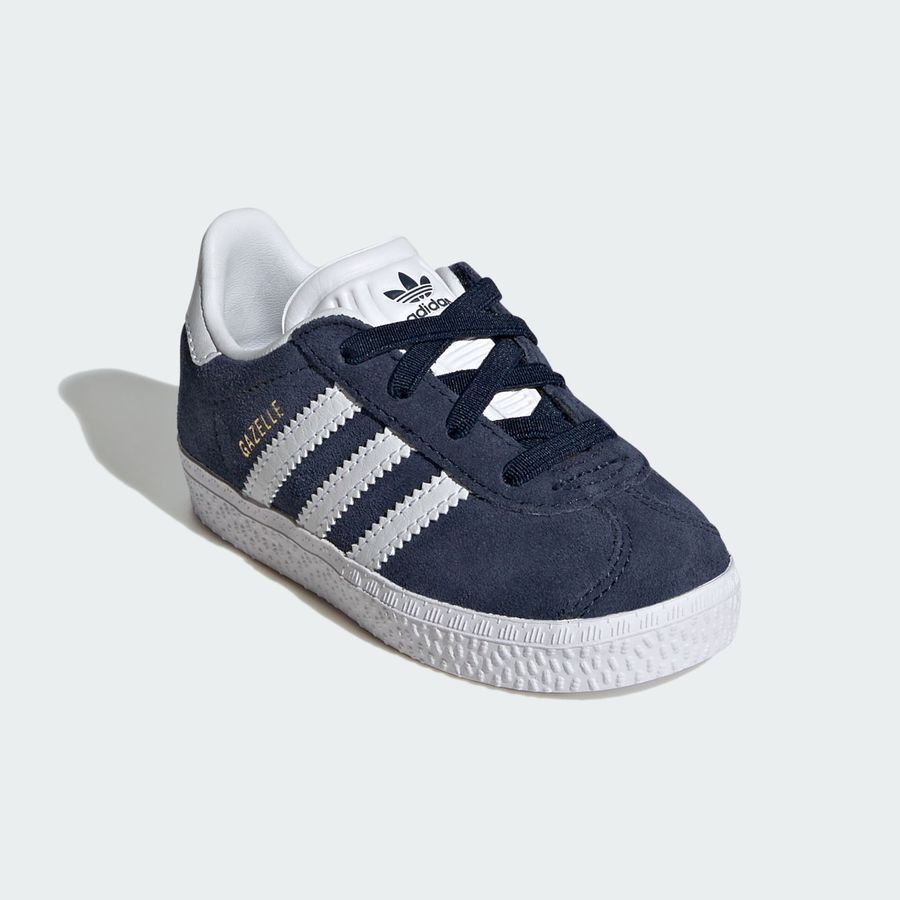 Adidas Original Gazelle Comfort Closure Elastic Laces Shoes Kids