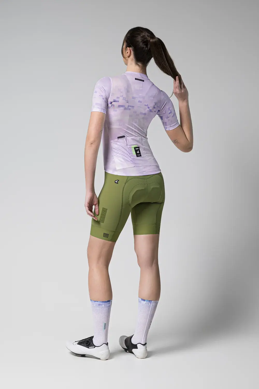 Gobik Stark Fietsshirt Korte Mouwen Paars/Lila Dames