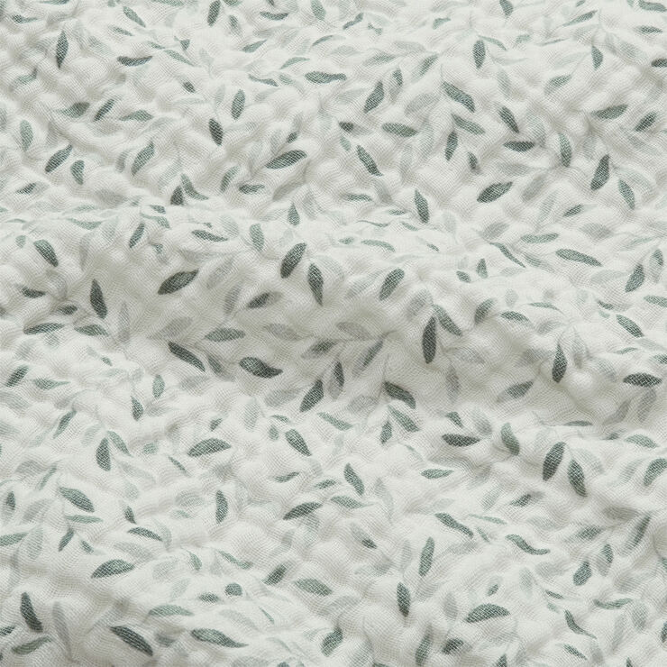 Cam Cam Copenhagen Muslin Blanket, Baby - GOTS Green Leaves Green leaves