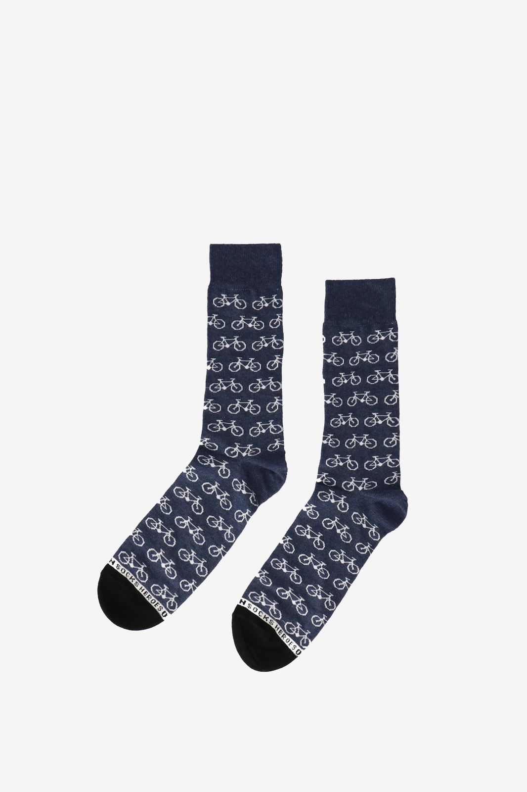 Heroes on Socks Blauwe sokken fiets blauw