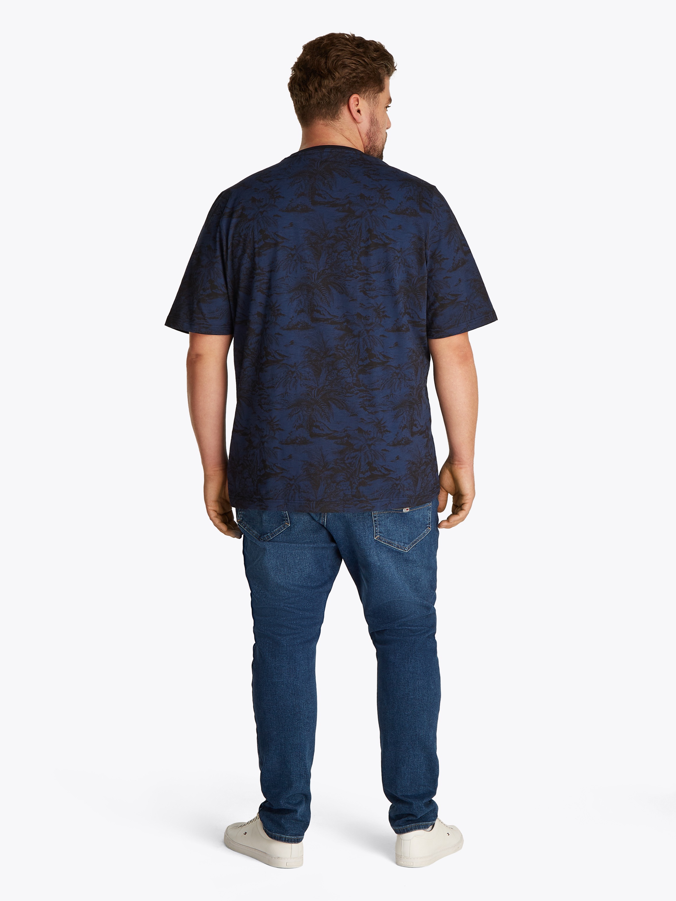 Tommy Hilfiger Big & Tall T-Shirt »BT-SUMMER SLUB AOP TEE-B« Grosse Grössen