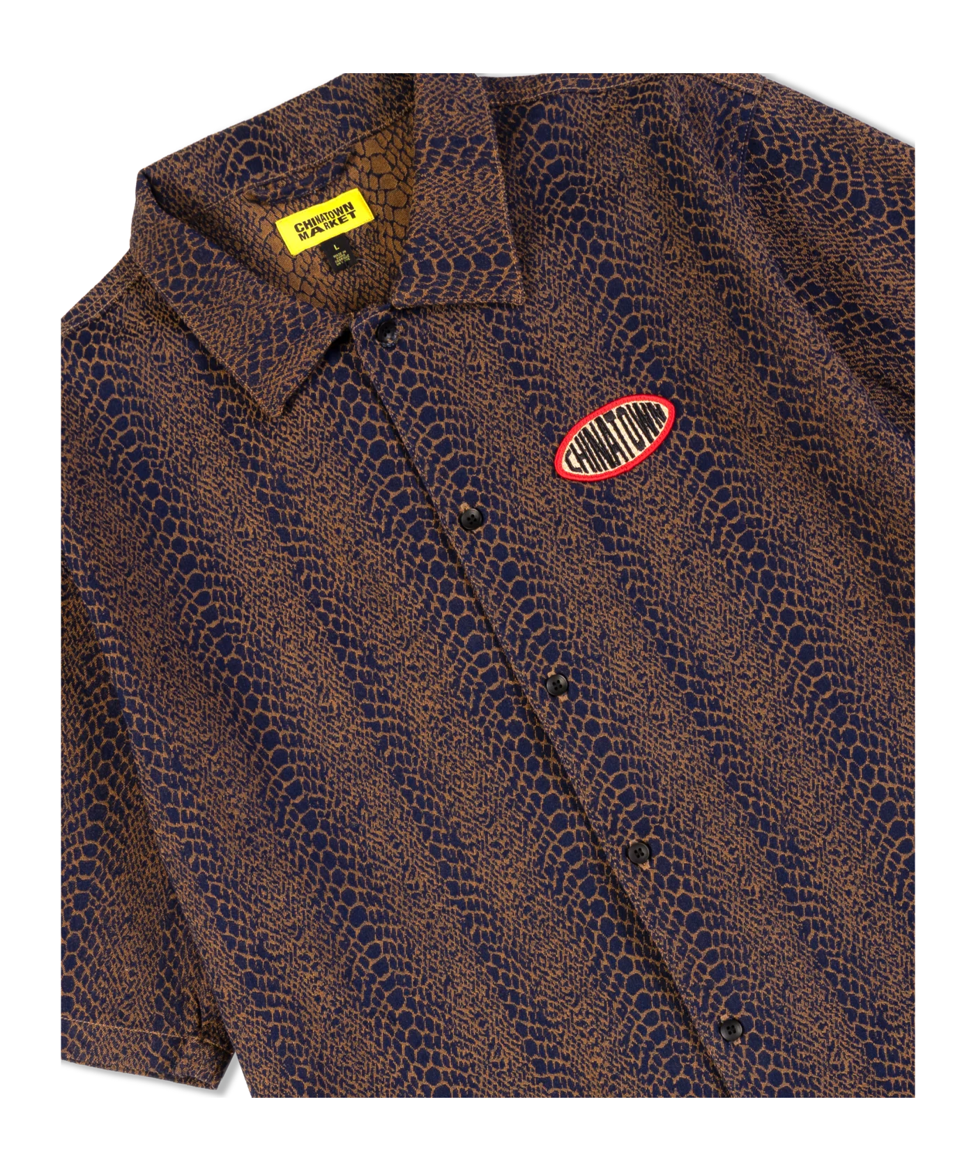 Market Snakeskin Hemd Rot