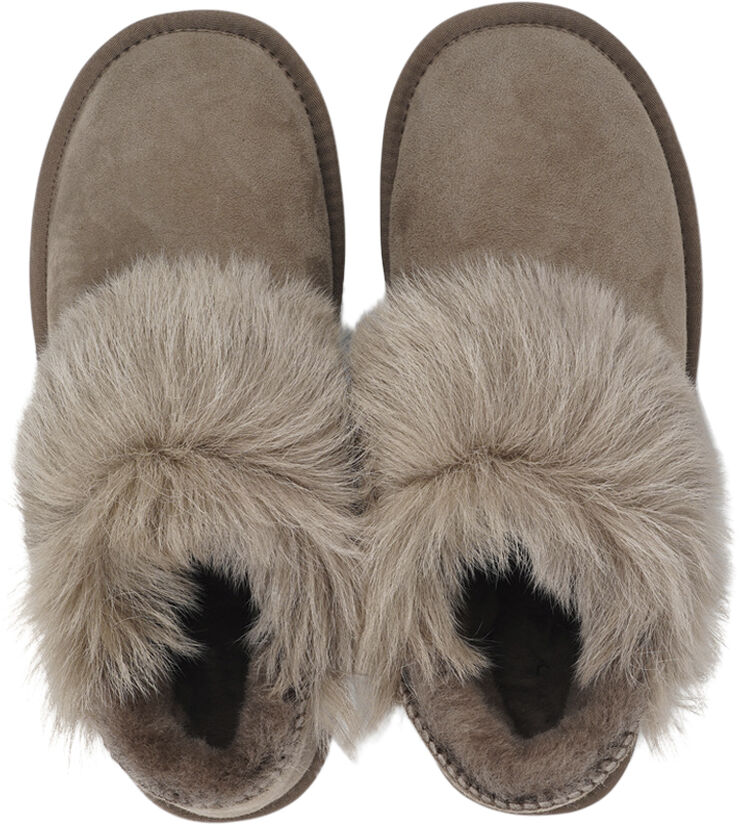 Lovelies MOLDE - SHEARLING BOOTS Walnut