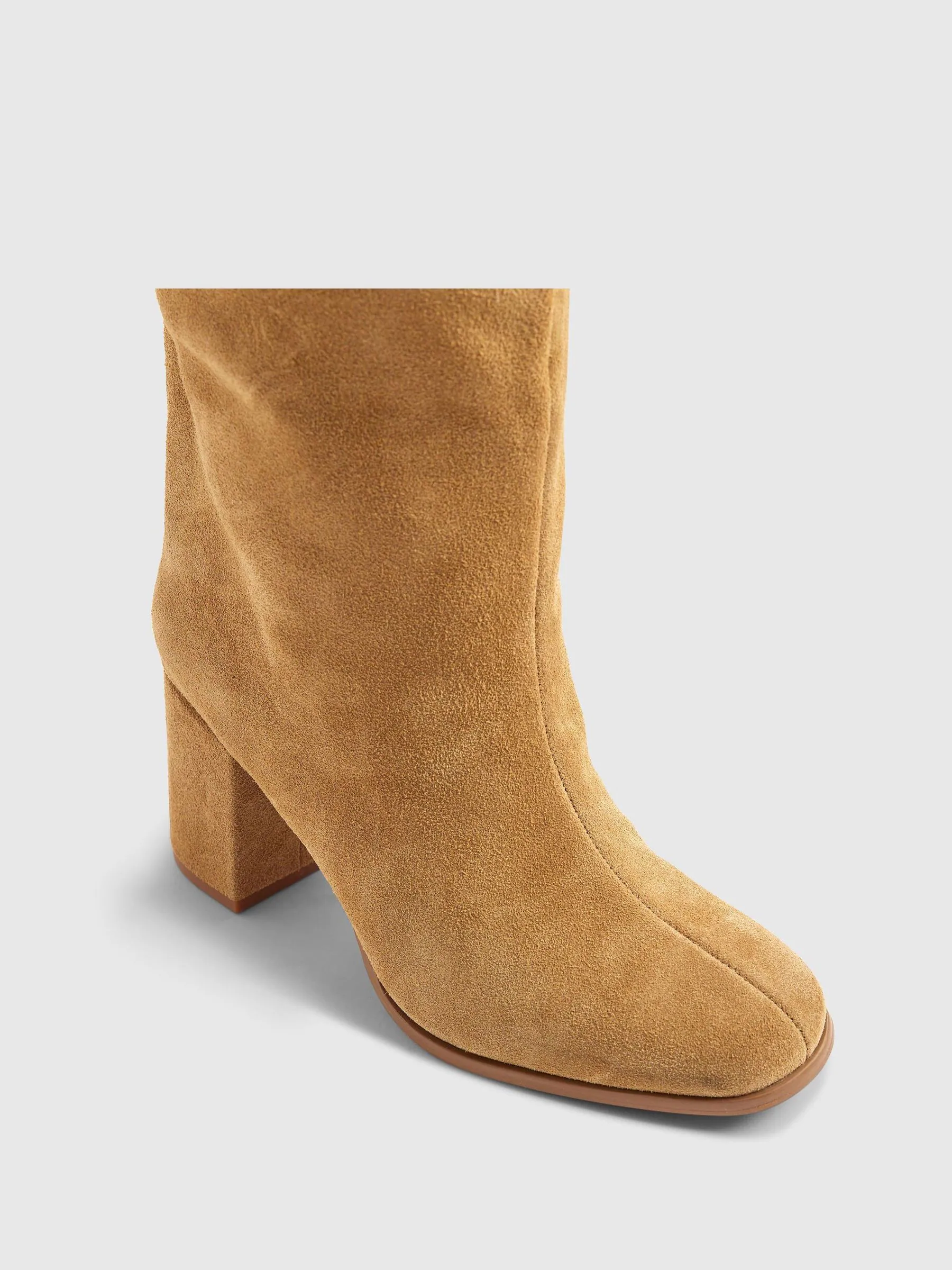 River Island Block Heel High Leg Boots