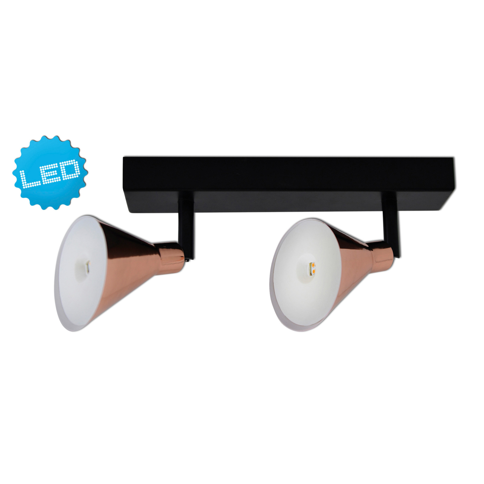 LED-Deckenspot COPPER - kupfer - 2-flammig