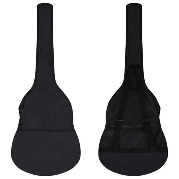 vidaXL Klassisk gitar 8-delers sett for nybegynnere 1/2 34 svart