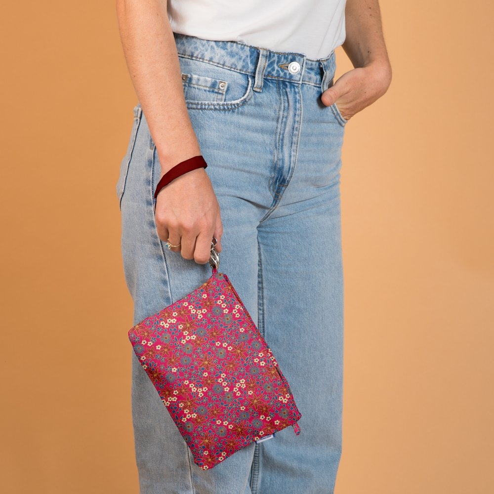 Pochette Tissu Badiane Framboise