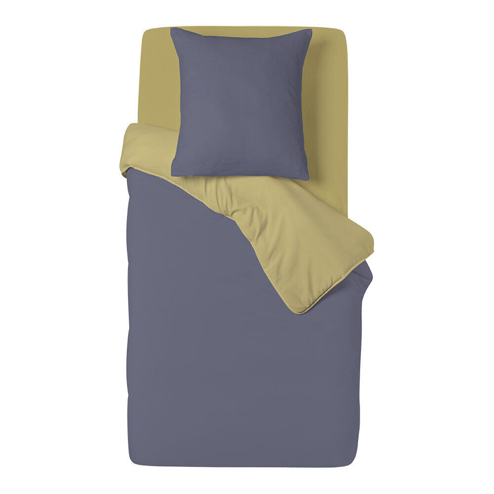 Housse couette 140x200cm + drap housse 90x190cm - 3 coloris