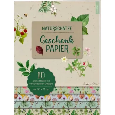 ars Edition myNOTES Papeterie: Geschenkpapier Naturschätze