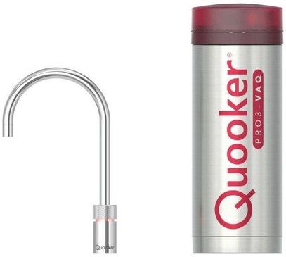 Quooker - Nordic Square - Kokendwaterkraan - Draaibare Uitloop - PRO3 Reservoir - Chroom