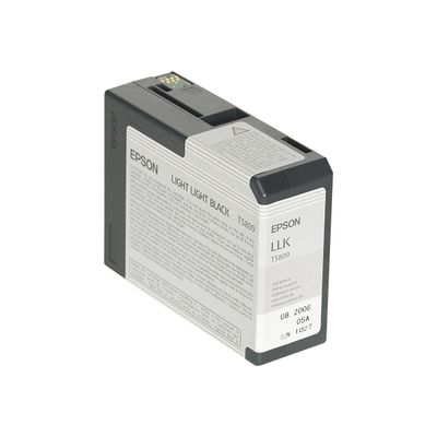 Epson T5809 - gris clair - cartouche d'encre originale