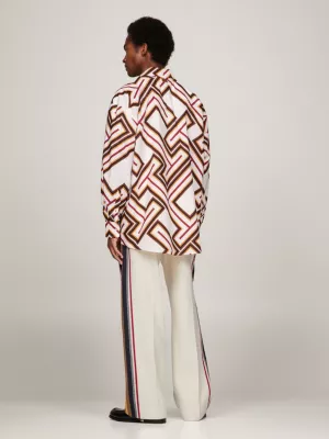 Camisa Tommy x Pendleton Prep Valley Stripe TH Monogram