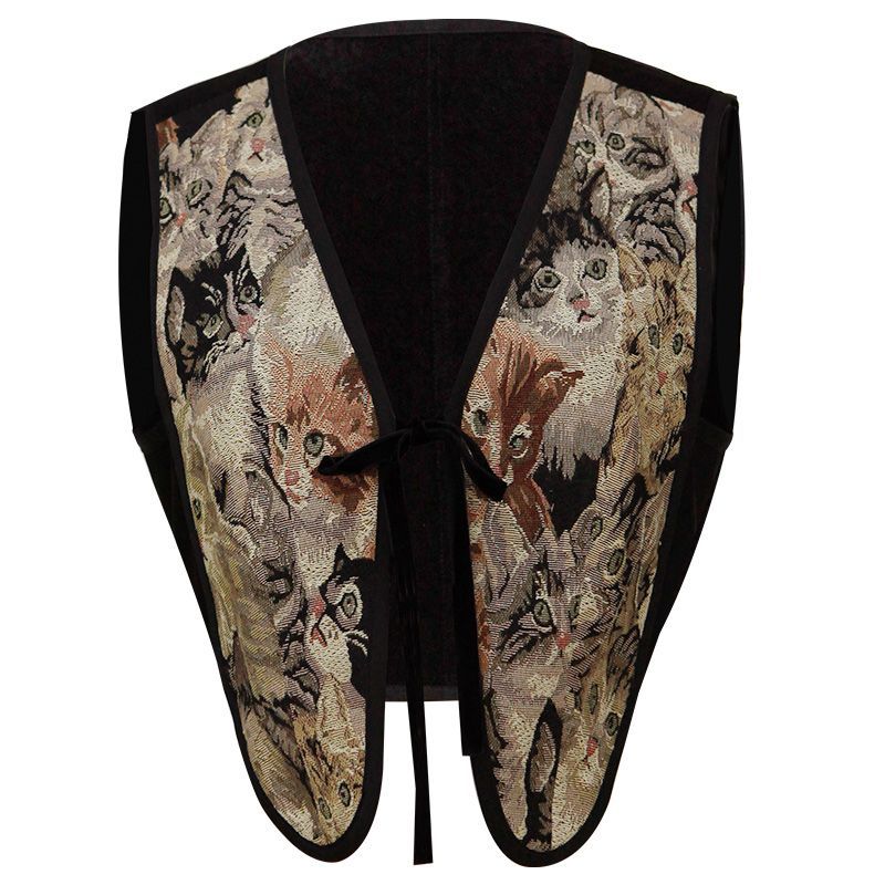 Sincethen - Kattenprint Vest