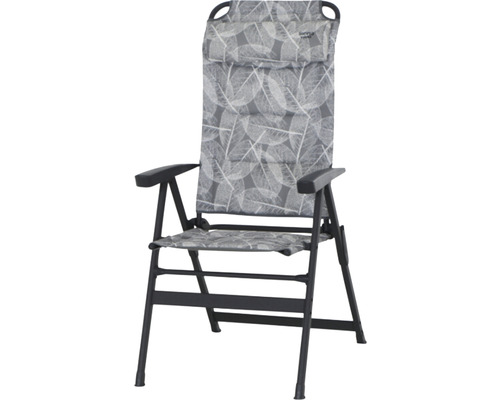 Siena Garden RPET kampeerstoel, 67,5 x 61 x 121 cm, antraciet