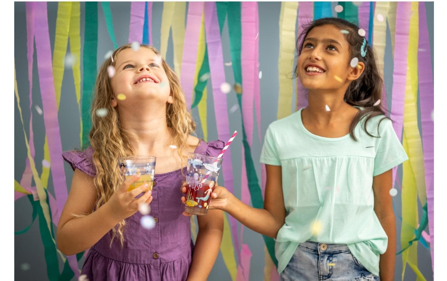 Kindertrinkglas Avventura 300 ml, 6 Stück, MeerTrinkglas für Kinder