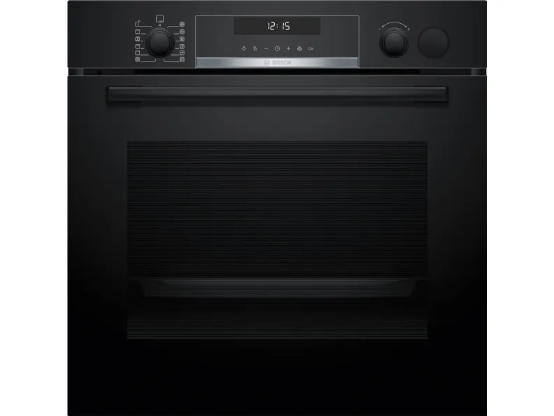 Bosch Serie | 6 HRG578BB7 - Ovn - med dampfunktion - til indbygning - Wi-Fi - niche - bredde: 56 cm - dybde: 55 cm - højde: 58.5 cm - med selv-rengøring - Klasse A  - sort