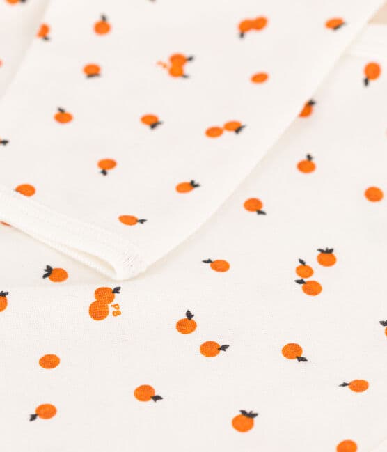 Dors-bien oranges en coton