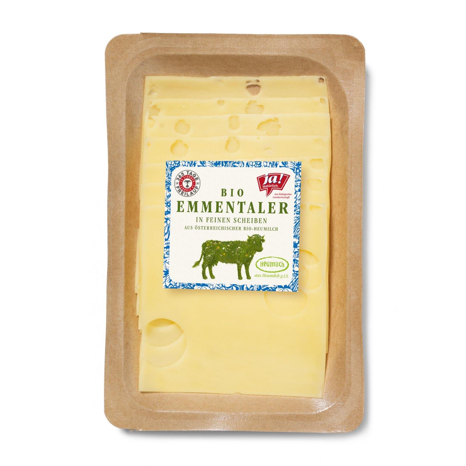 Ja! Natürlich Bio-Emmentaler Scheiben