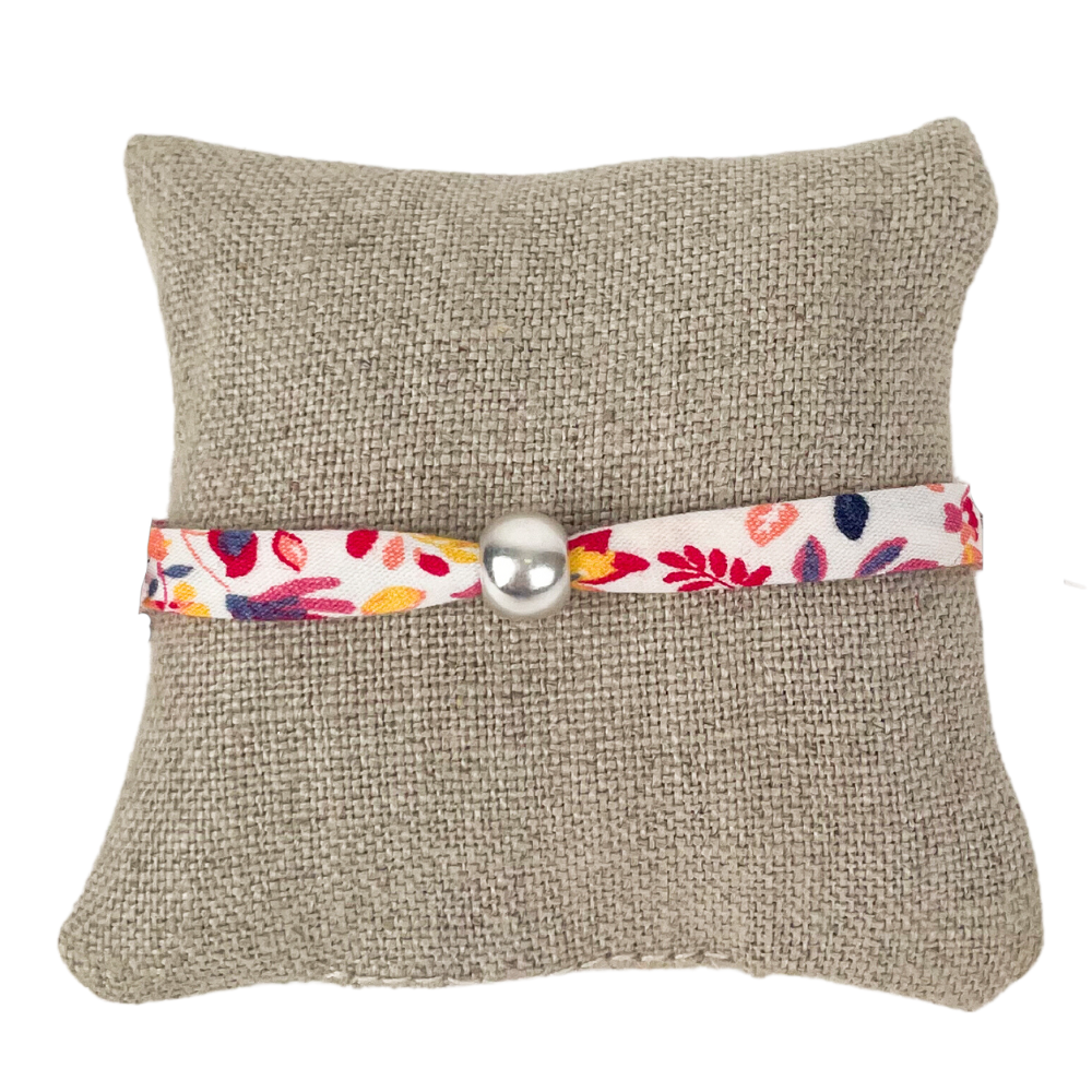 Bracelet Tissu Lisa 7Mm Lianes Printanieres