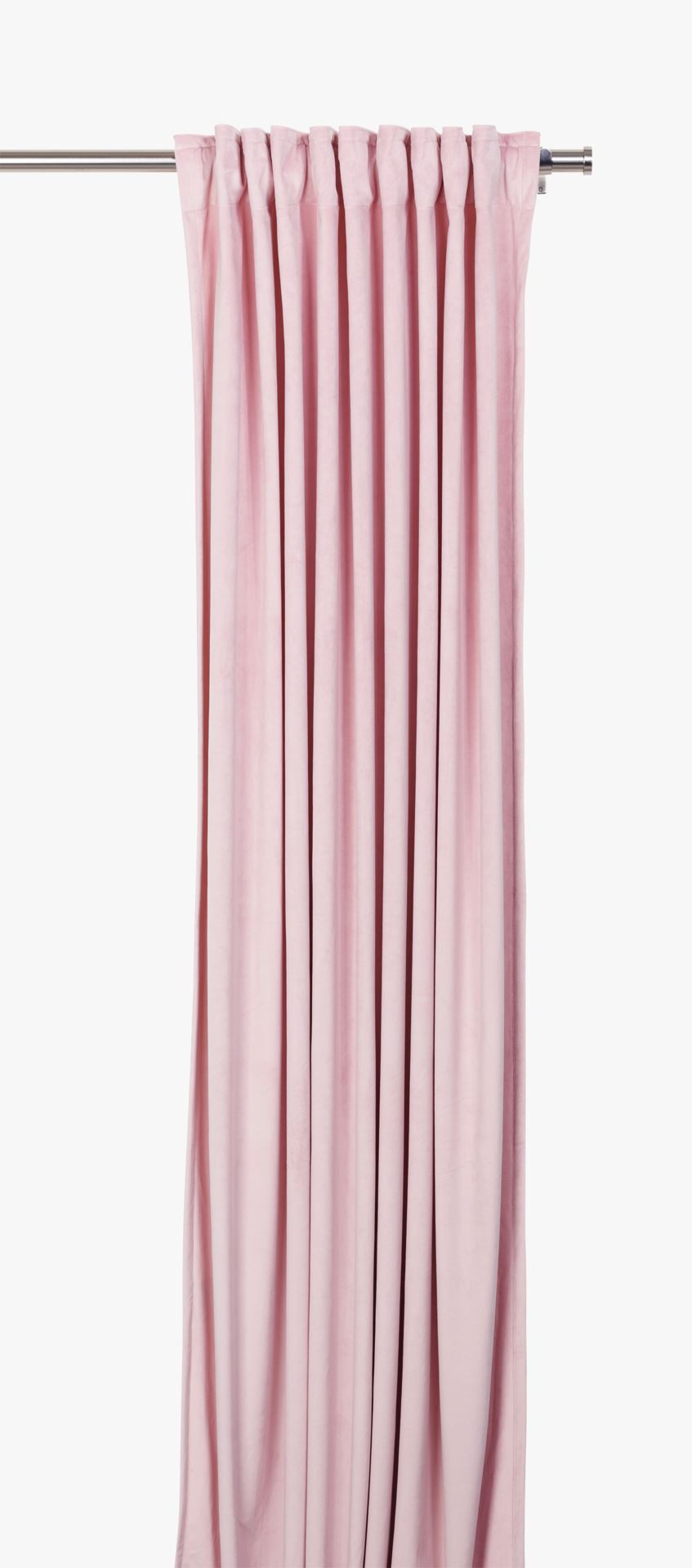 Lysdempende gardin rosa - 140x160 cm