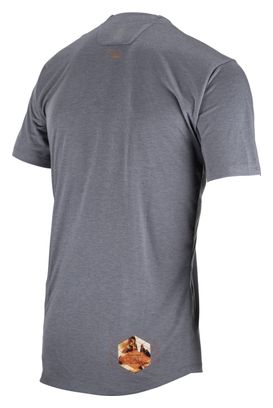 Maillot Manches Courtes Enfant Leatt MTB AllMtn 2.0 Titanium Gris