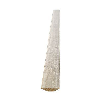 Corniche sapin chinchilla 1,7 x 1,7 cm L.2,5 m