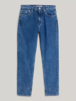 Calça jeans Izzie de cintura alta e corte justo até o tornozelo