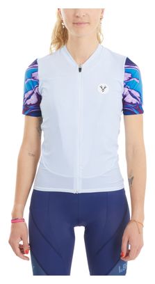 Maillot Manches Courtes Femme LeBram Ventoux Pétrole Bleu Ciel