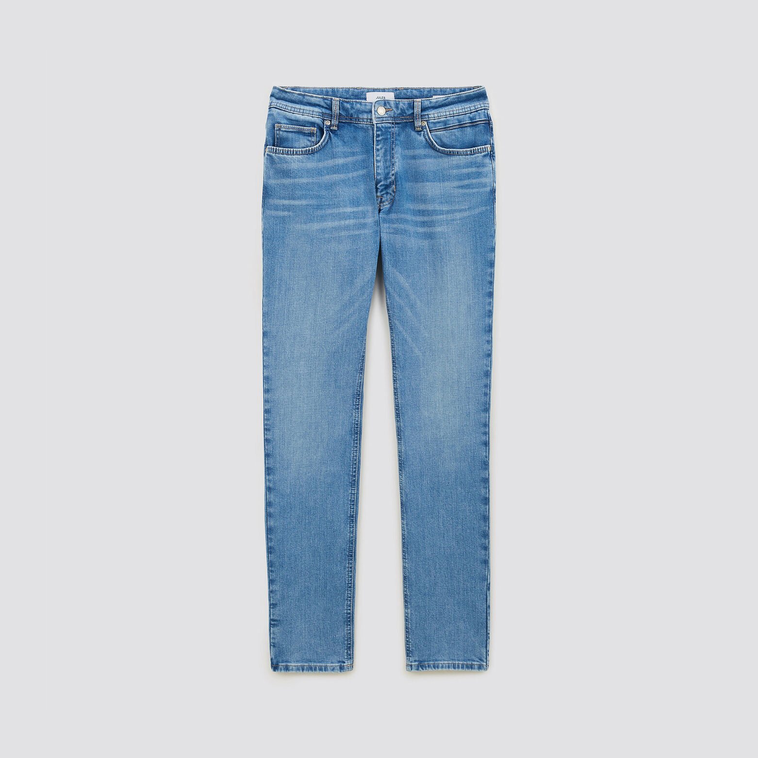 Jean straight 3 longueurs Bleu