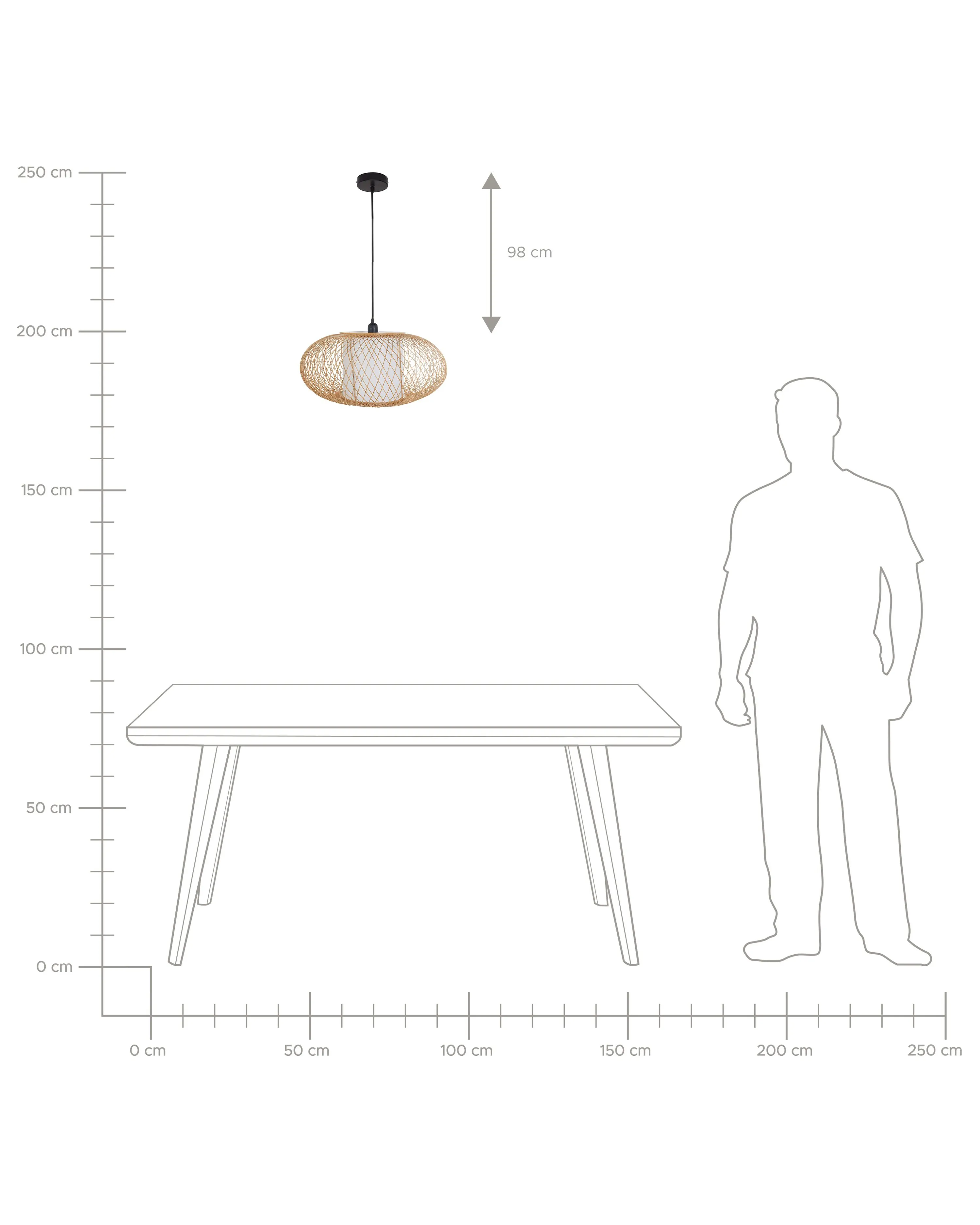 Hanglamp LIMBANG Bamboehout Natuurlijk