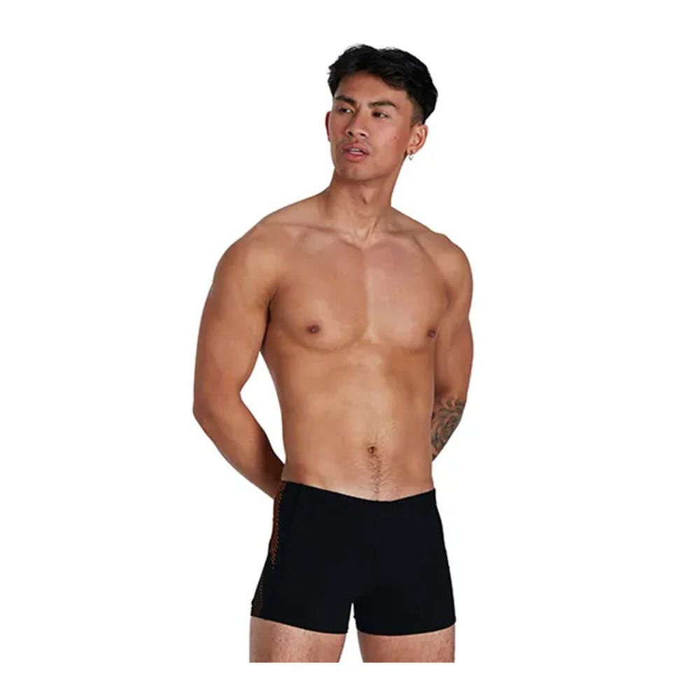 Speedo TECH PANEL - Boxer de bain Homme blackorange