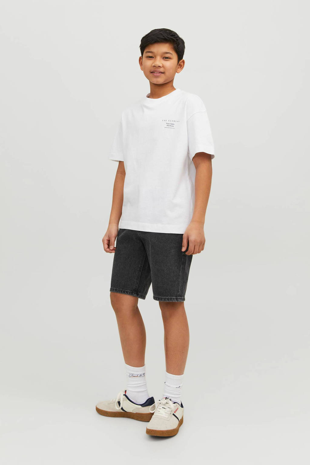 JACK & JONES relaxed short JJICHRIS grey denim