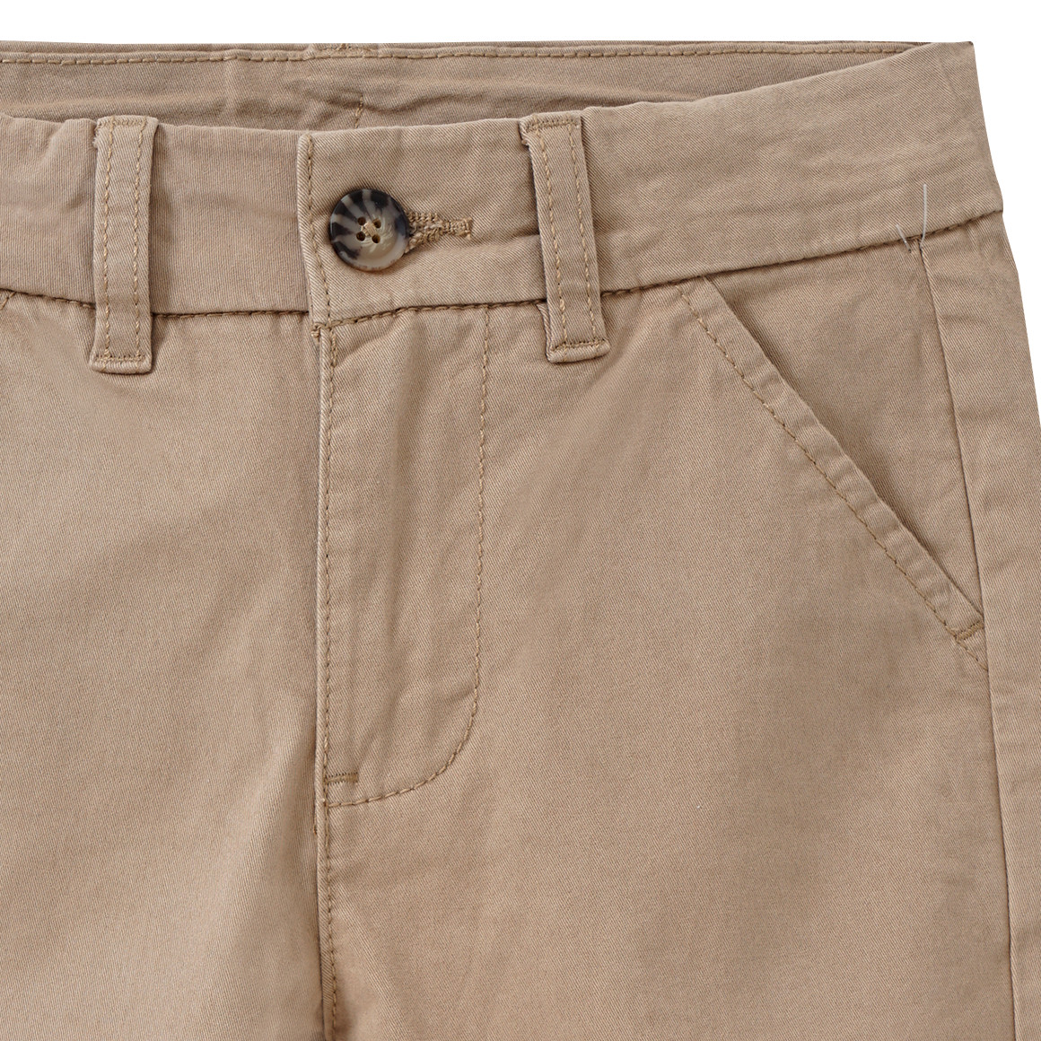 Jonas Nielsen Jungen Bermuda-Shorts in Unifarben beige