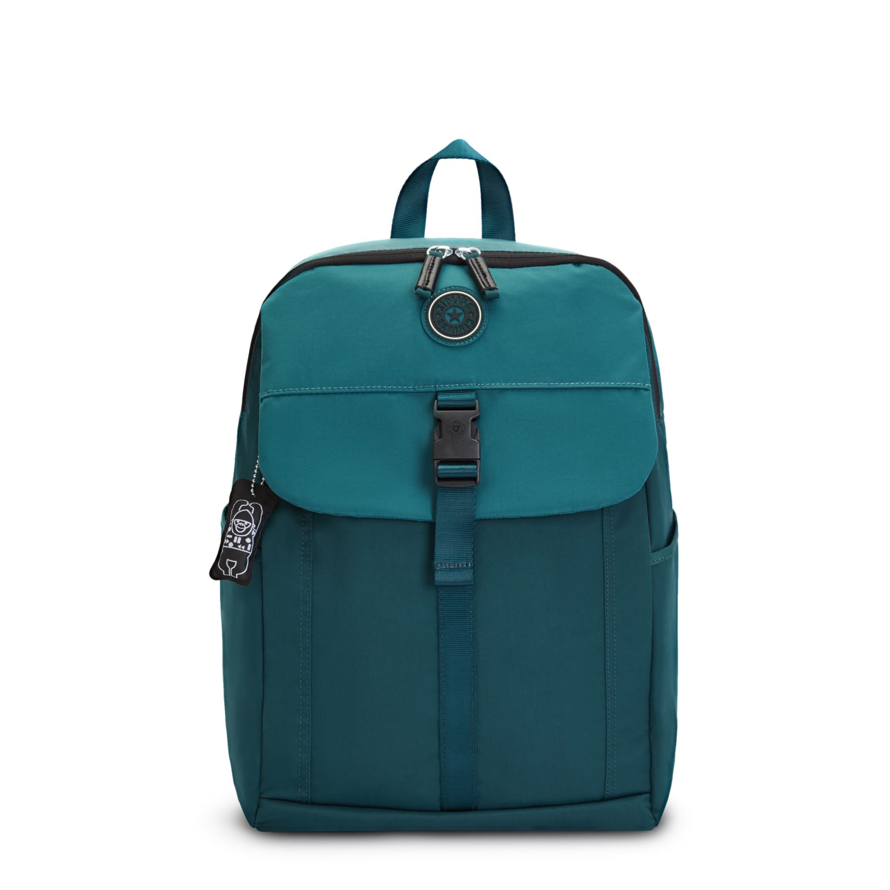 GENADI MILD Grand Sac à Dos à Boucle avec Compartiment pour Ordinateur - Bold Emerald Me