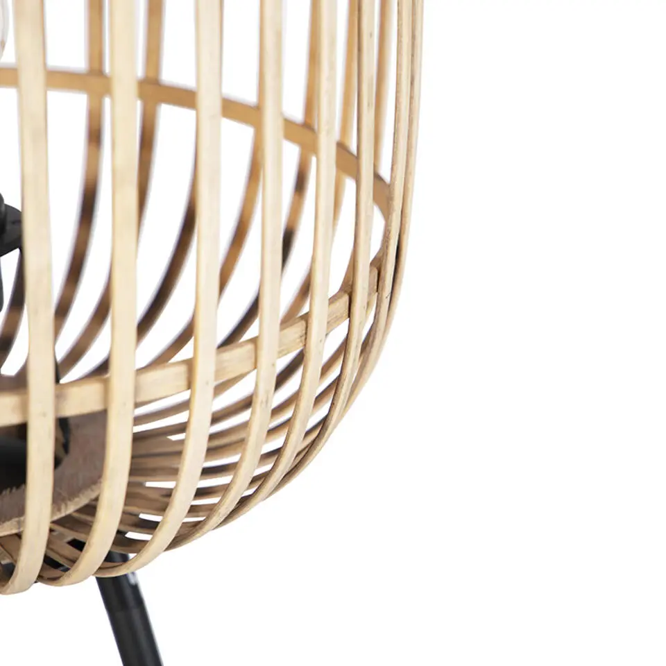 Qazqa vloerlampen manila beige e27