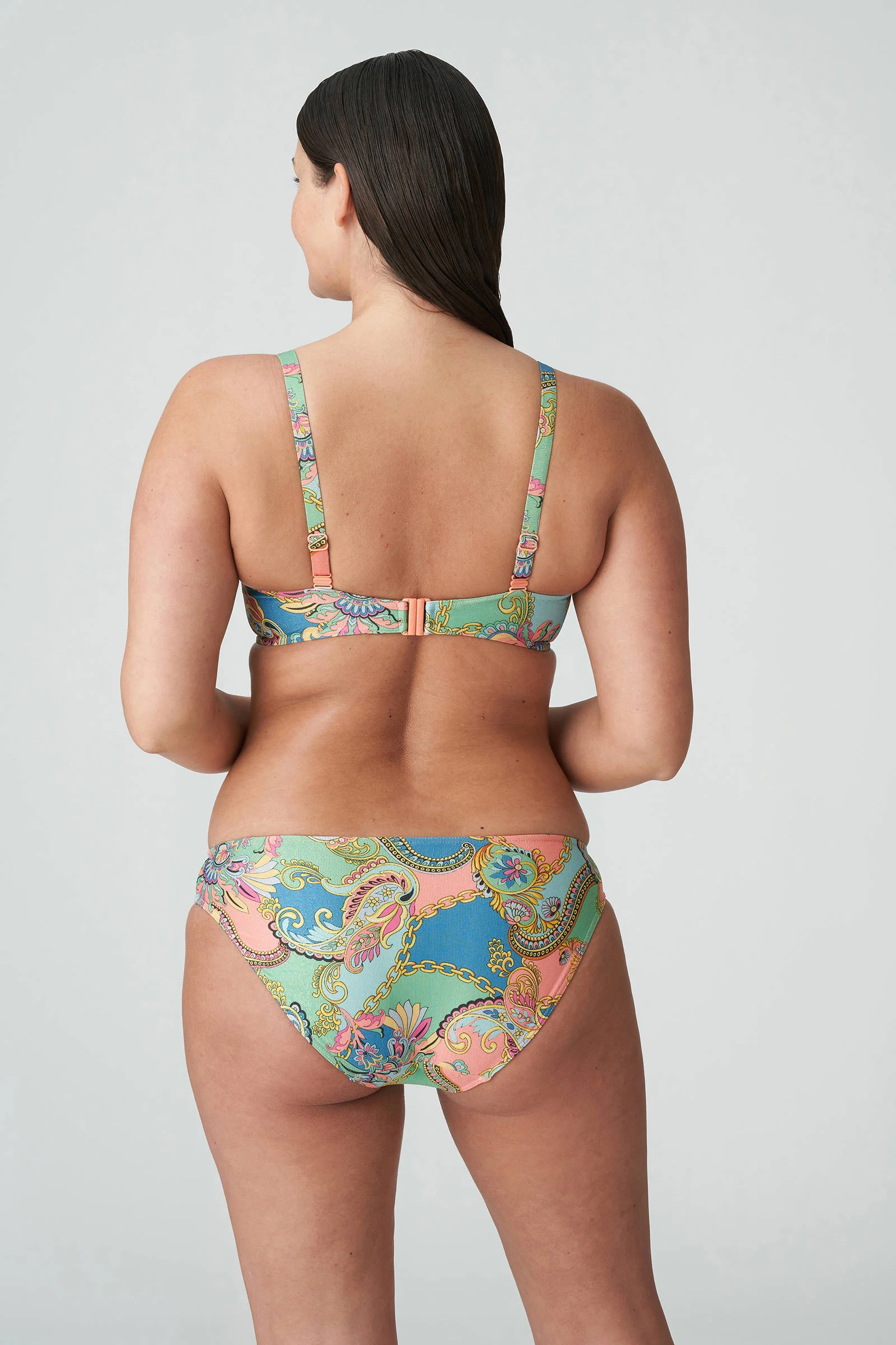 PrimaDonna bikinibroekje Celaya groen/roze/blauw