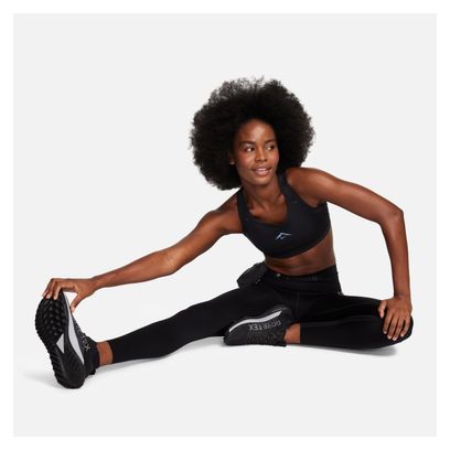 Brassière Nike Trail Swoosh On-The-Run Noir