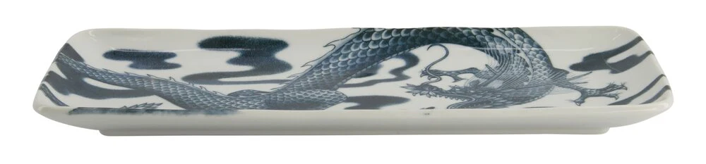 Tokyo Design Studio  Japonism Dragon middagstallerken - 14x28,5 cm.
