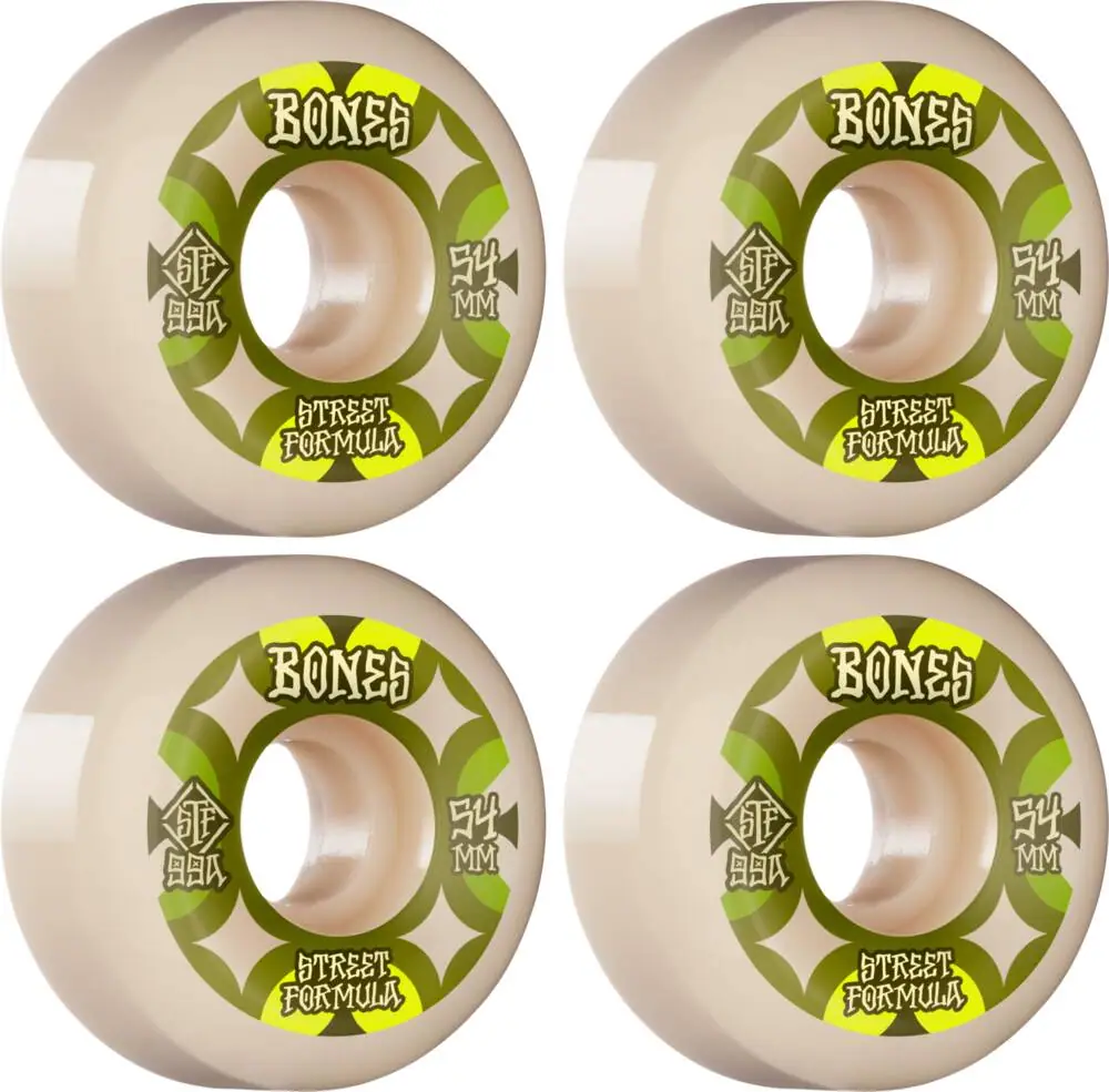 Bones STF V5 Sidecut Skateboard Hjul 4-Pak | SkatePro