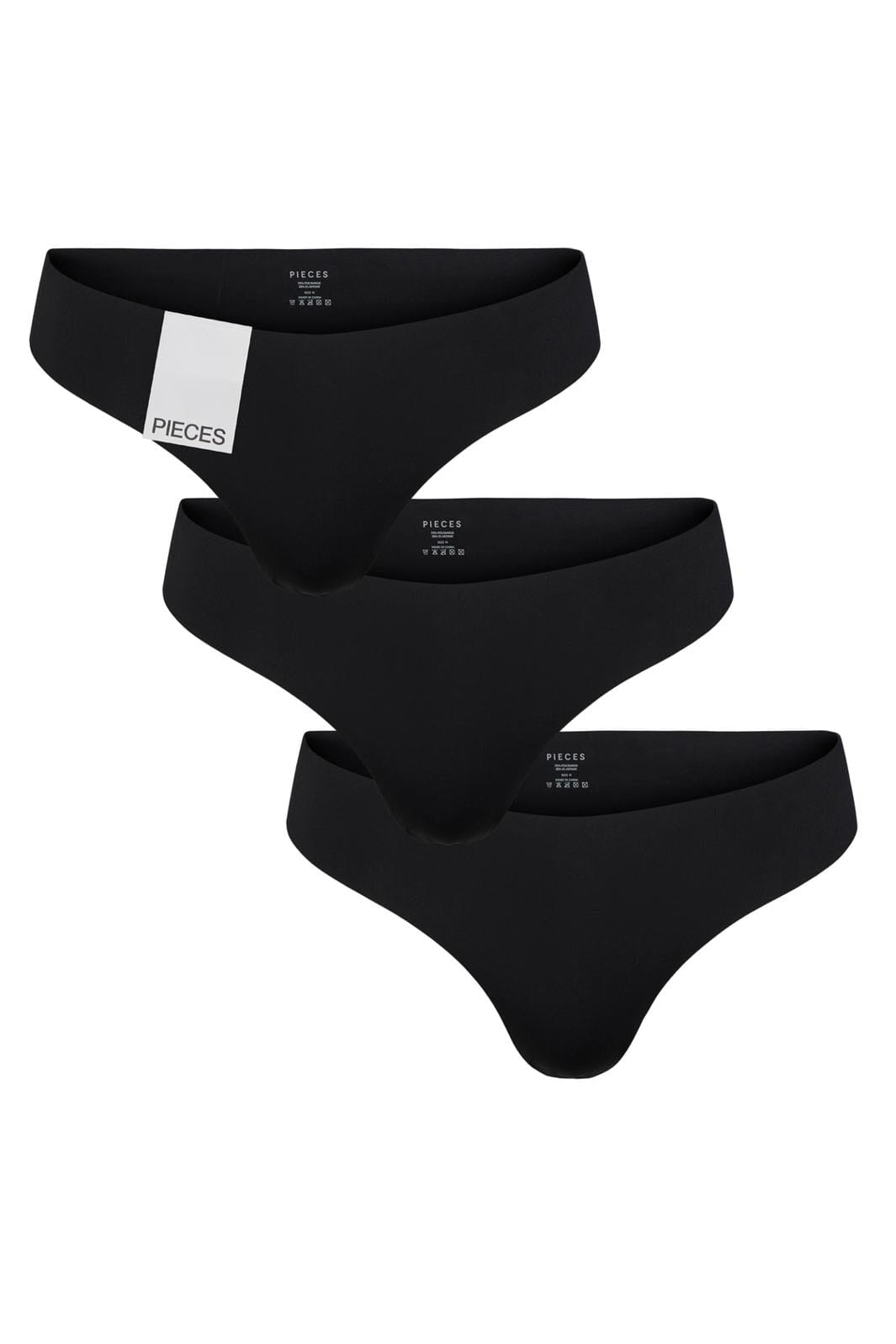 Pieces Pcnamee Thong 3-Pack 4297736 black 3