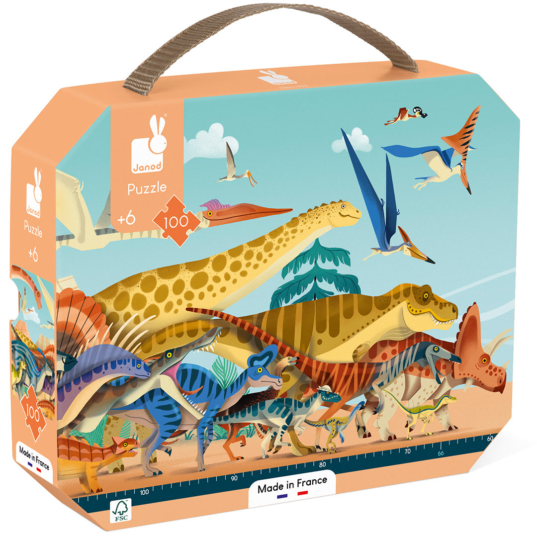 Janod puzzel dino's - 100st