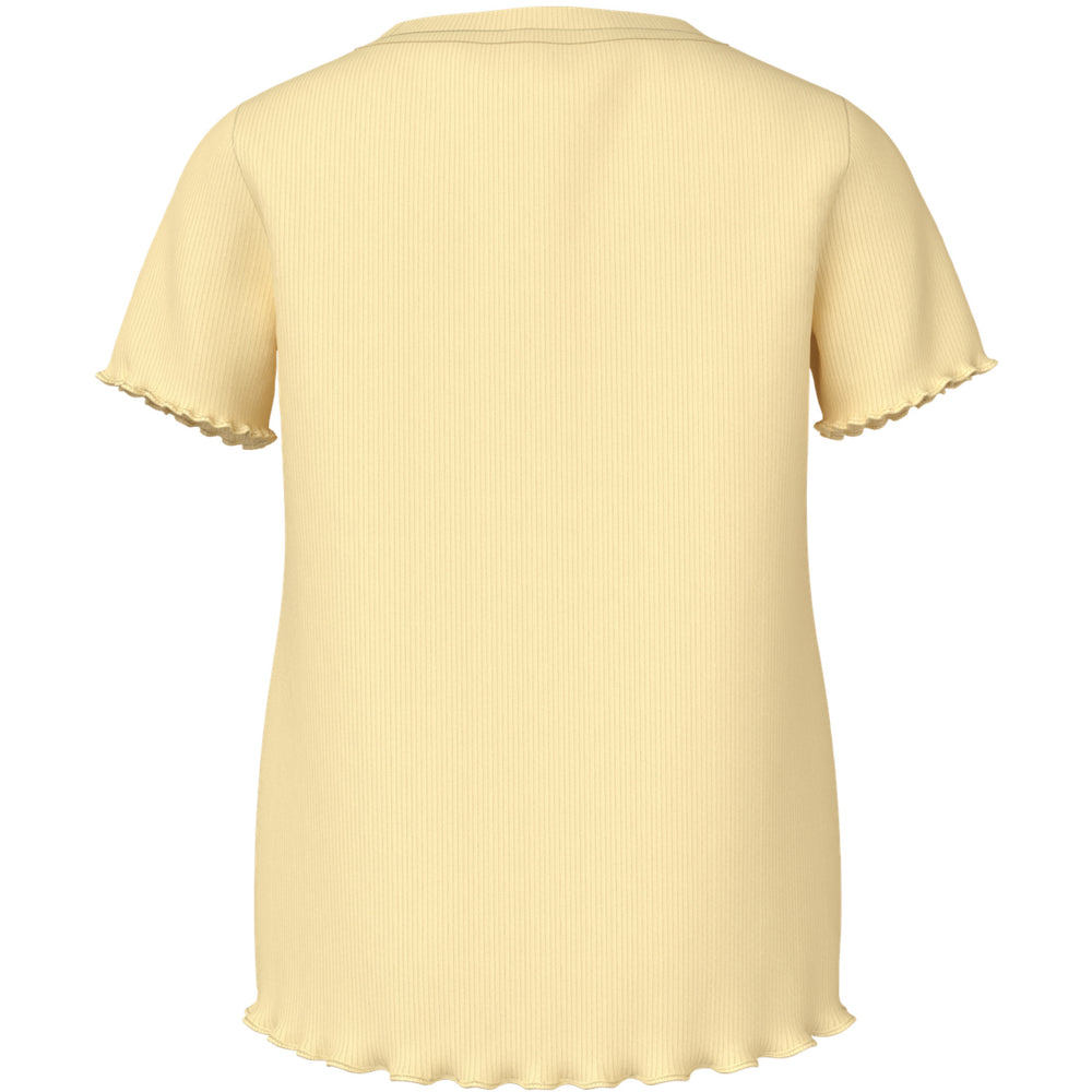 Køb Name It Double Cream Apples Embroidery Nmfvivemma Ss Slim Top