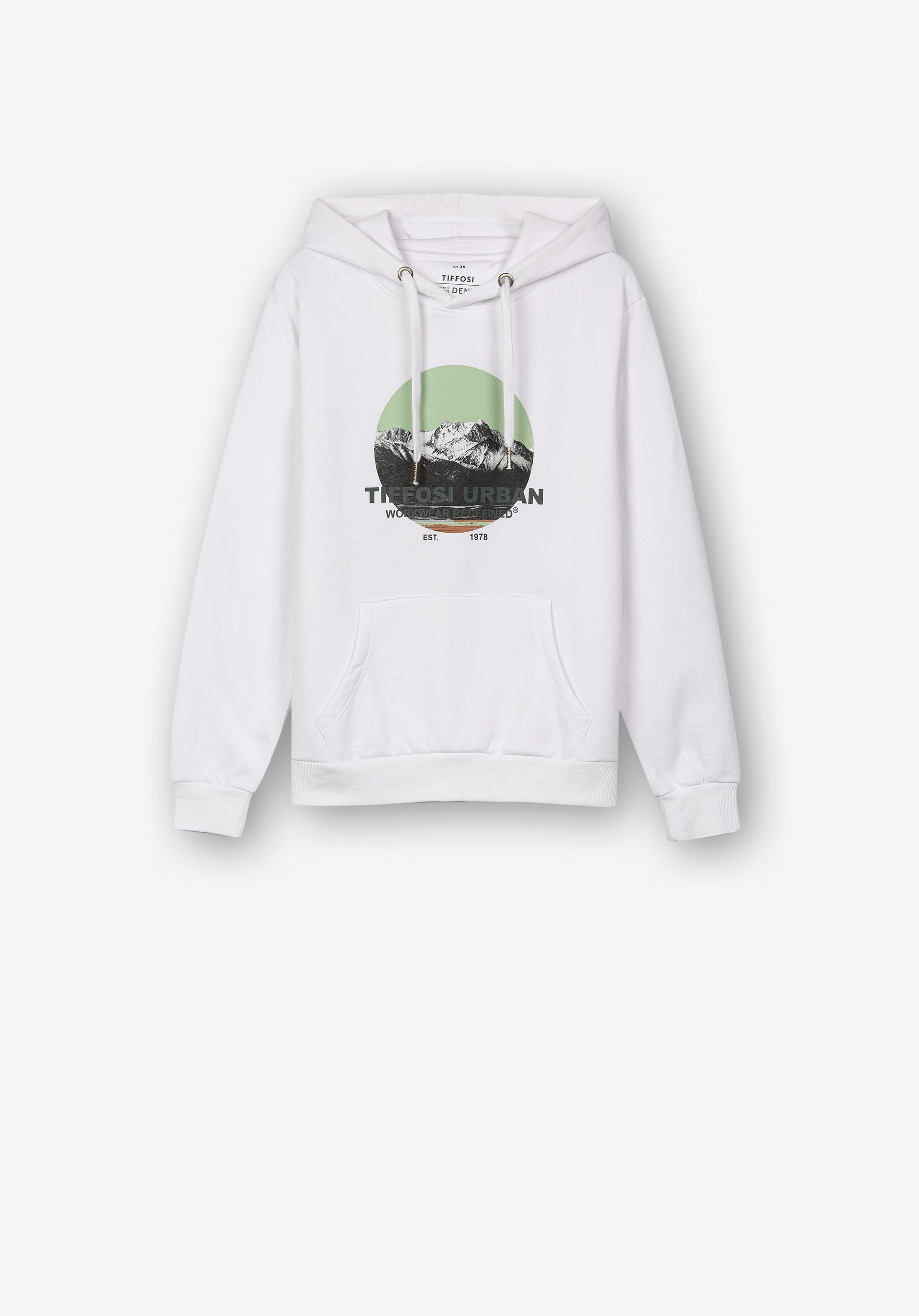 Hoodie com Estampado Frontal