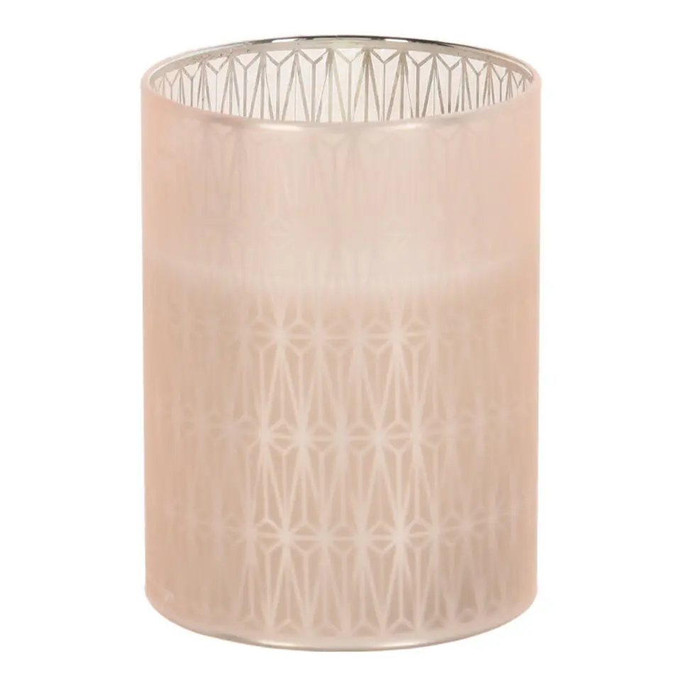 Home and Styling LED kaars - in glas - warm wit - D7,5 x H10 cm
