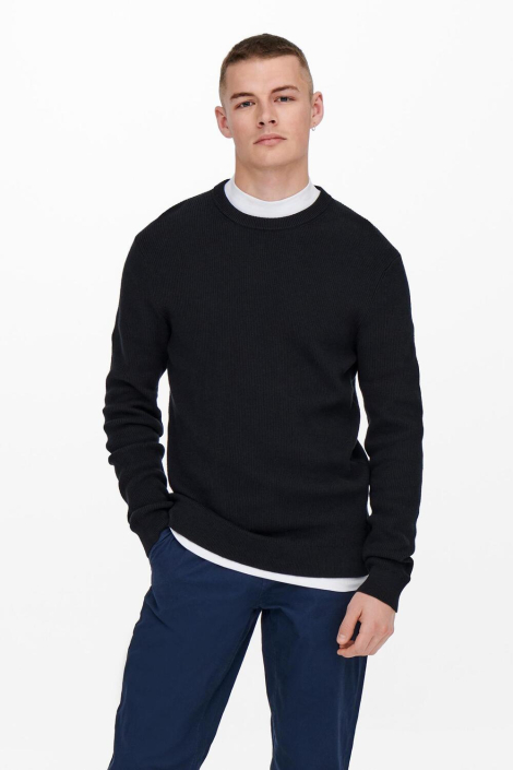 Only & Sons blauwe heren trui