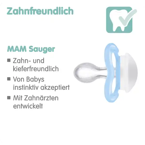 Schnuller Air Silikon 16+ blue