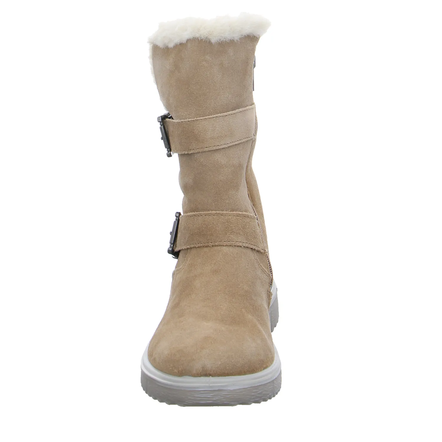 SUPERFIT Mädchen-Winter-Bottine Cognac Textil  Stiefelette