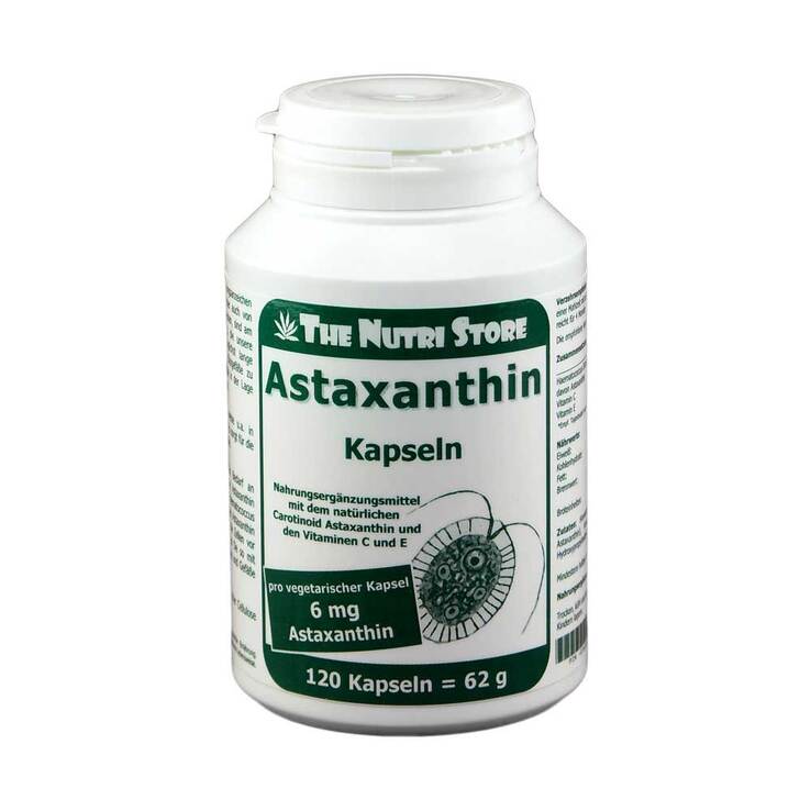 Astaxanthin 6 mg vegetarische Kapseln, 120 St